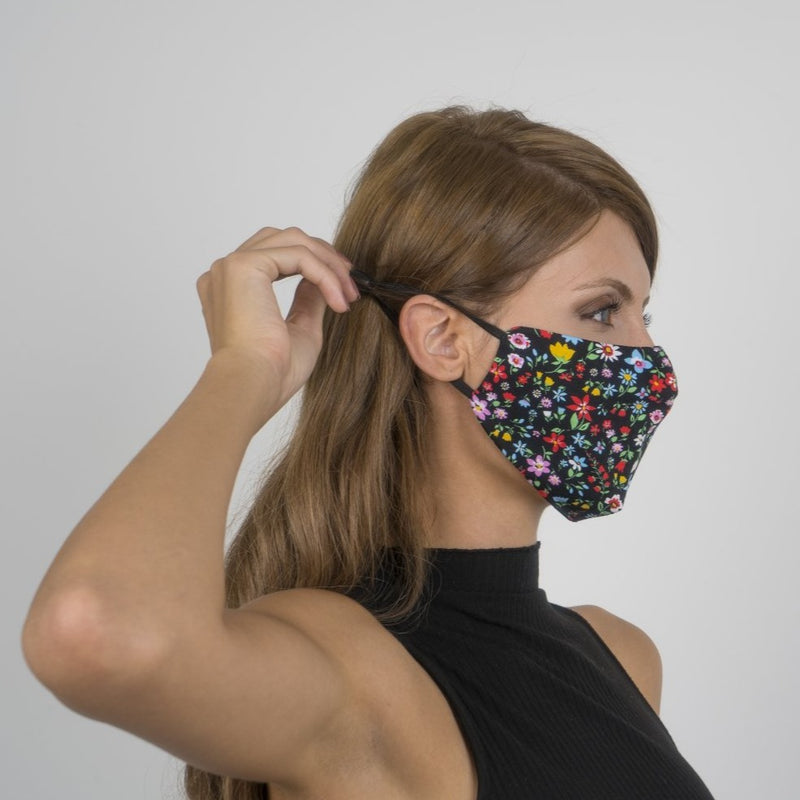 Colorful Face Mask 03 | Washable and Reusable Protecting Face for Adults - Currved
