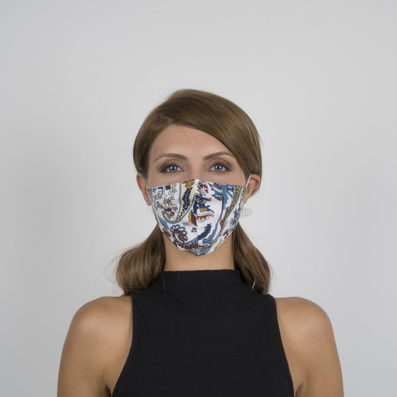 Colorful Face Mask 08 | Washable and Reusable Protecting Face for Adults - Currved