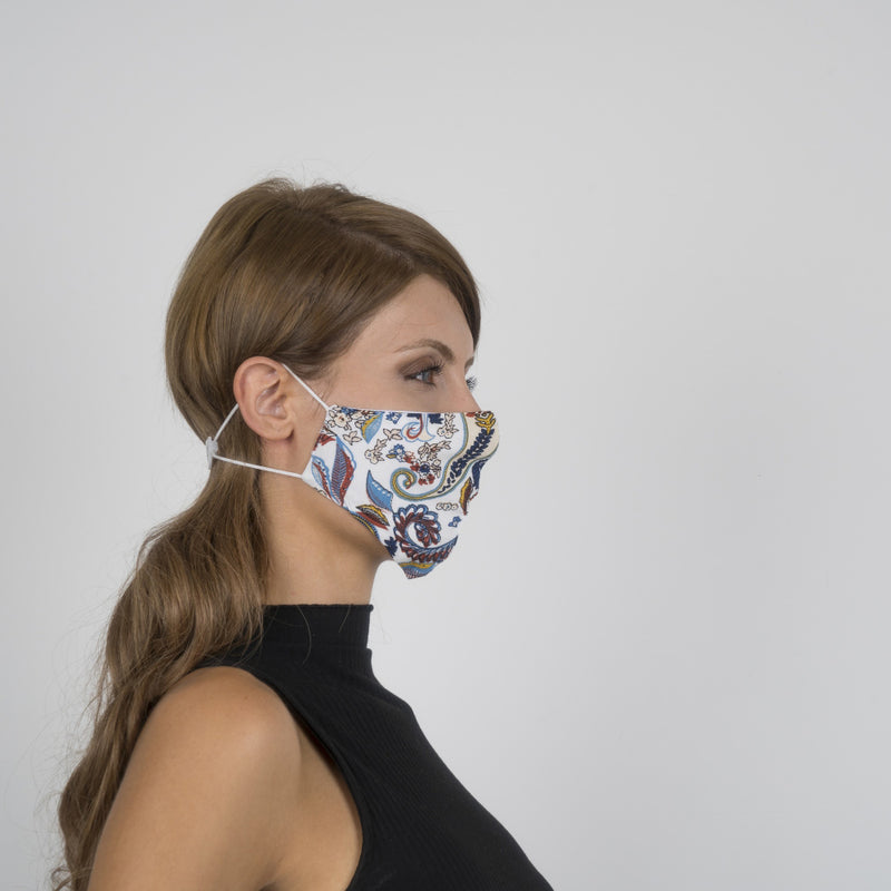 Colorful Face Mask 08 | Washable and Reusable Protecting Face for Adults - Currved