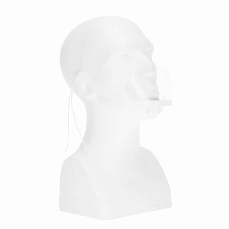 Face Mouth Shield | Face Mouth Guard White - Currved