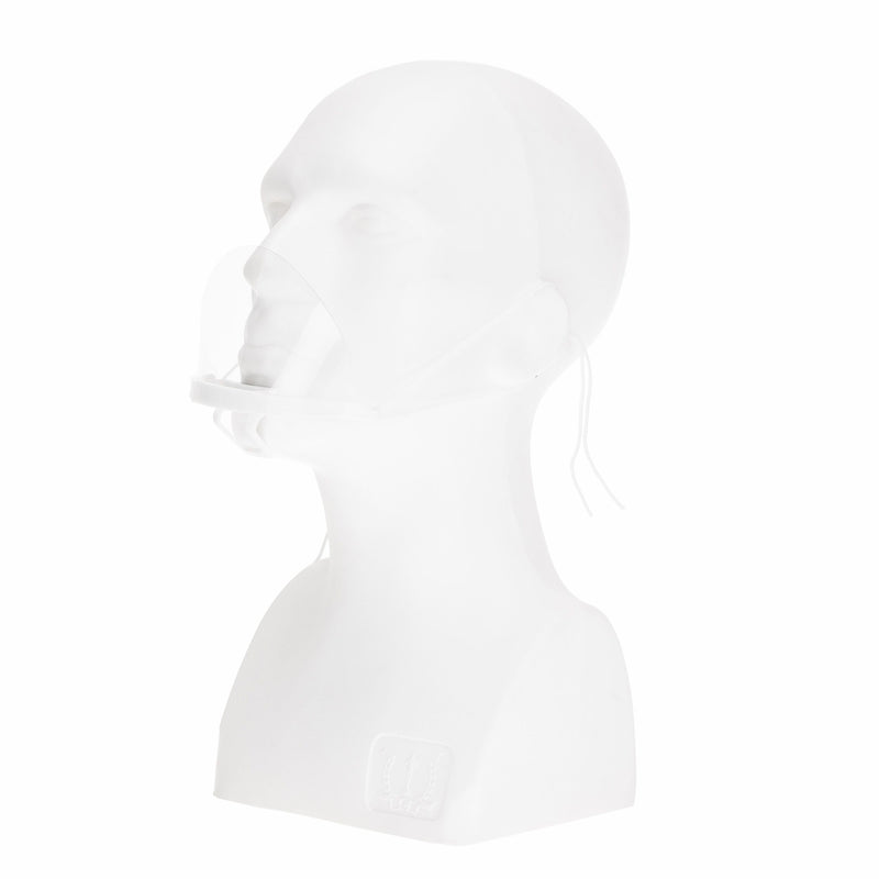 Face Mouth Shield | Face Mouth Guard White - Currved