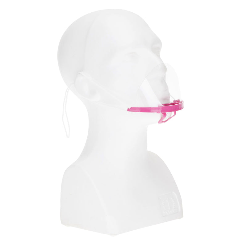 Face Mouth Shield | Face Mouth Guard Pink - Currved