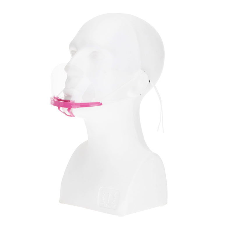 Face Mouth Shield | Face Mouth Guard Pink - Currved