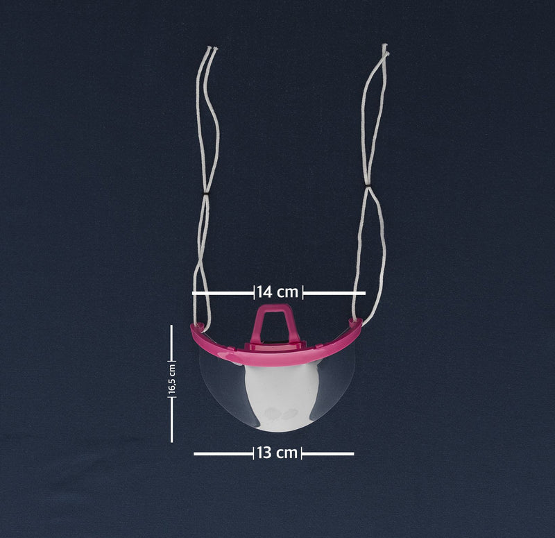 Face Mouth Shield | Face Mouth Guard Pink - Currved