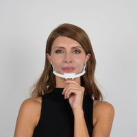 Face Mouth Shield | Face Mouth Guard White - Currved