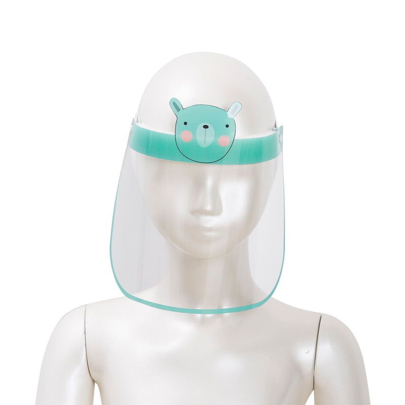 Magic Visors Face Shield for Kids Green - Currved