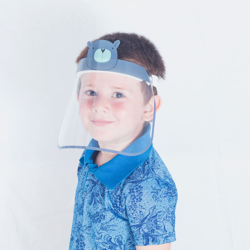 Magic Visors Face Shield for Kids Grey - Currved